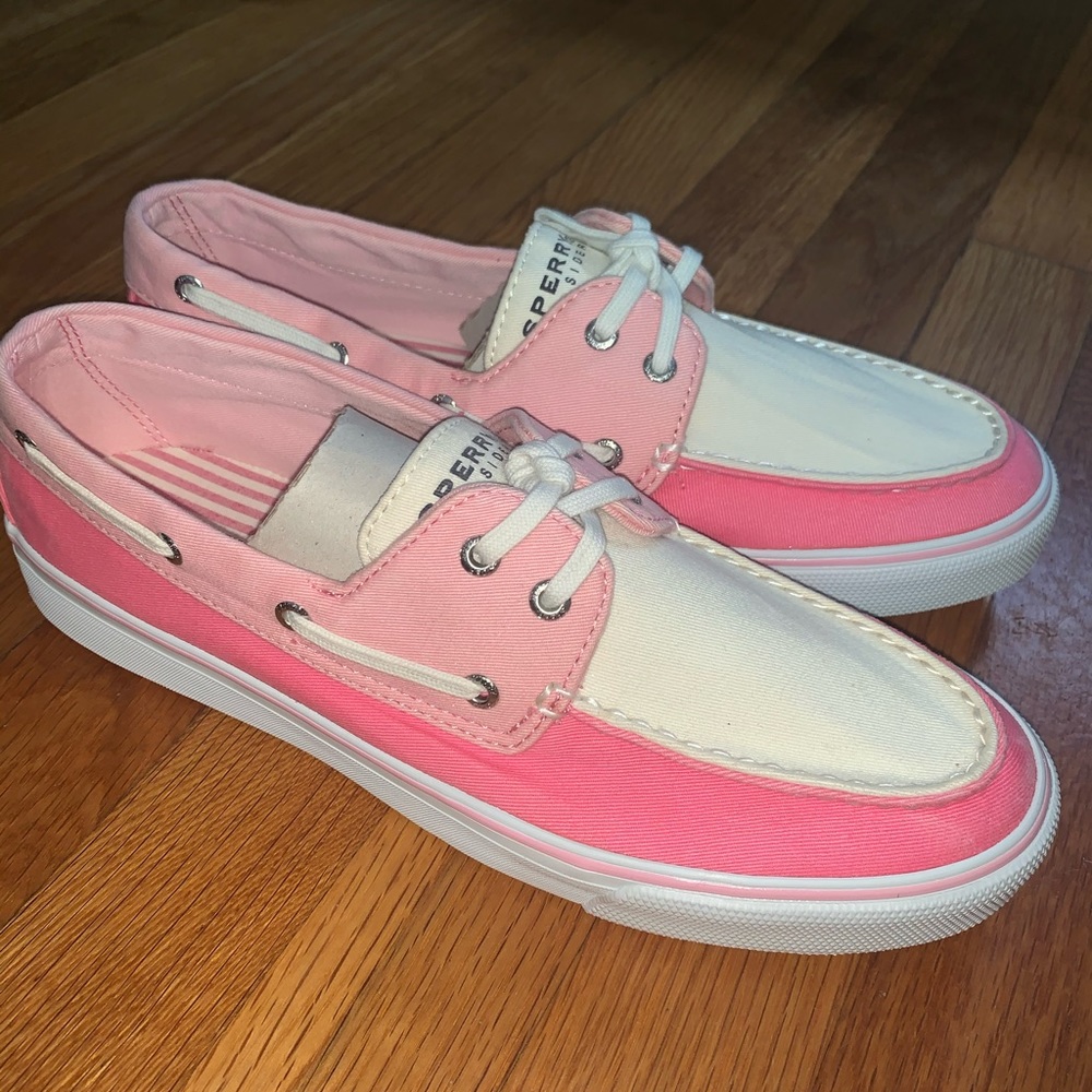 SPERRY TOP-SIDER PINK/ROSE/WHITE BISCAYNE SHOE